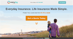 Desktop Screenshot of everydayinsurance.com